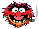 Animal Cigar Muppet
